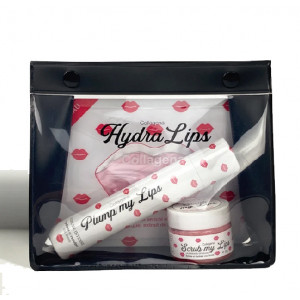 Hydra Lips - Volume Intense (1 scrub 25gr + 4 pach + 1 gloss)