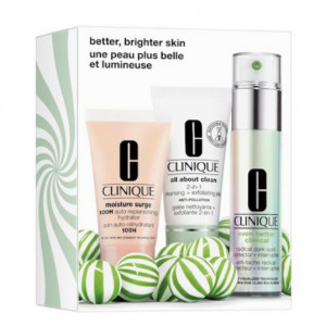 Coffret Better, Brighter Skin ( 1Even better 30ml +1 All about clean 2in1 30ml + Moisture Surge 100h 30ml)