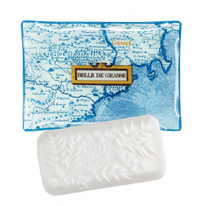 belle de grass soap + soap holder 150gr