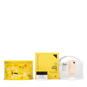 BOX VITAMINA C - (Illuminating Cream 50ML + illuminating Mask + Detergent cream 50ml + Pochette)